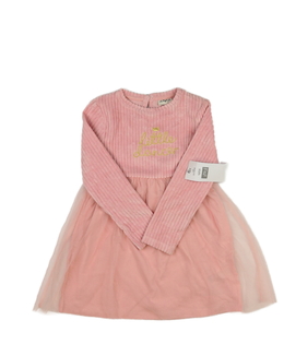 Nové růžové teplejší šaty F&F