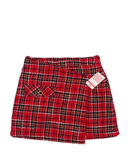 Nová červená teplejší sukně 