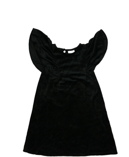 Černé semišové šaty 