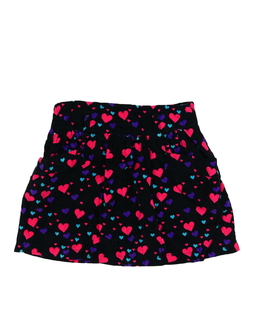 Černá sukně se srdíčky 