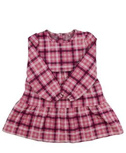 Růžové kostkované šaty George