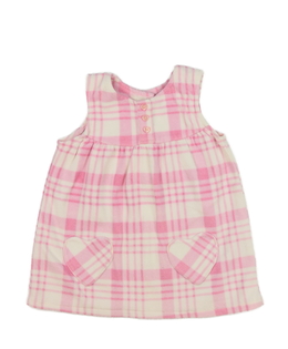 Růžovo-bílé teplejší šaty George