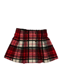 Červeno-krémová sukně Tu 