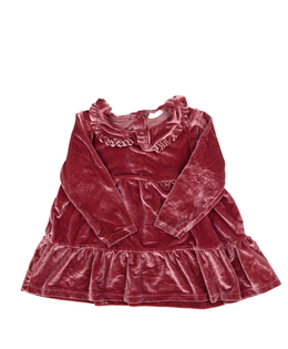 Růžové lesklé šaty s límečkem F&F