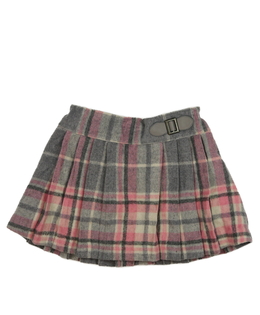 Šedo-růžová teplejší sukně Next