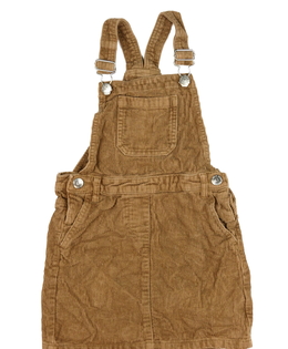 Hnědé manšestrové šaty 