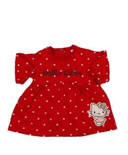 Červené šaty Hello Kitty 