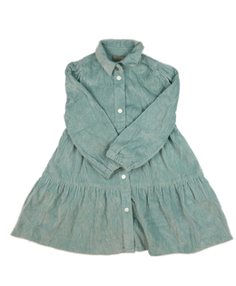 Světle modré manšestrové šaty 