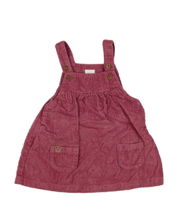 Růžové manšestrové šaty Next