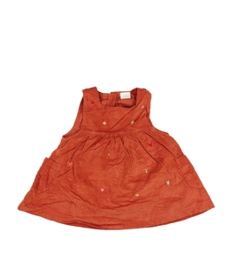 Hnědé šaty s obrázky Next