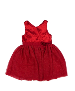 Červené bohaté společenské šaty H&M