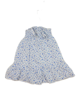 Bílé šaty s modrými květinami Primark