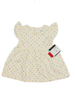 Nové světlé šaty s kolečky 