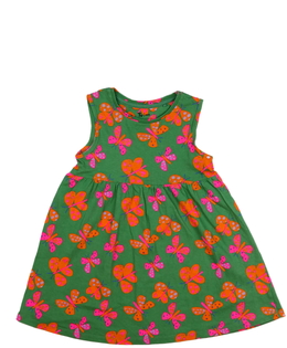 Krásné zelené šaty s motýlky Tu 