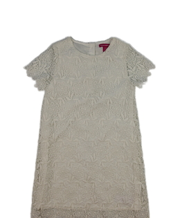 Bílé krajkované společenské šaty Primark