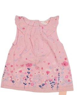 Nové růžové šaty s květinami Primark