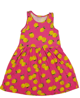 Růžové šaty s citrony H&M