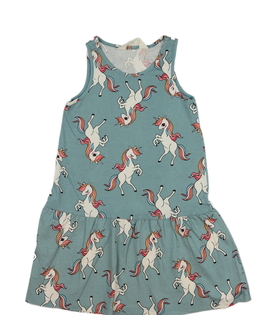 Modré šaty s jednorožci H&M