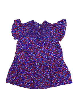 Tmavě modré květinové šaty Next