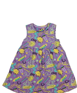 Fialové šaty s obrázky Tu 