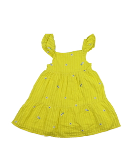 Žluté široké květinové šaty George