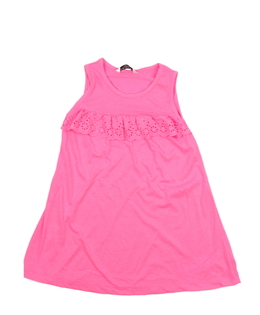 Růžové šaty s volánky Primark 