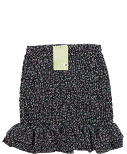 Nová tmavá prošívaná květinová sukně H&M