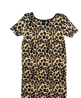 Hnědé vzorované letní šaty River Island 