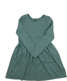 Modré šaty se stříbrným vláknem H&M