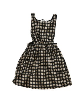 Hnědo-černé šaty George