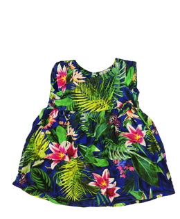 Tmavé květinové šaty Next