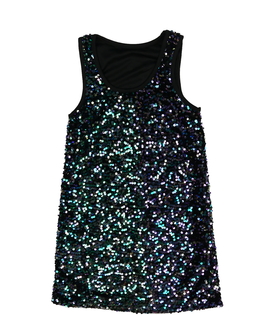 Tmavé flitrované šaty Nutmeg