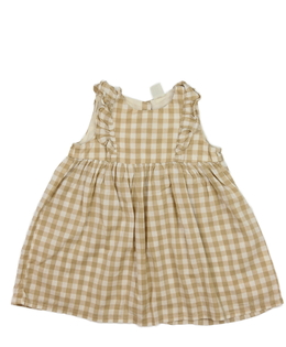 Hnědo-krémové společenské šaty H&M