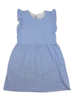 Bílo-modré pruhované šaty H&M