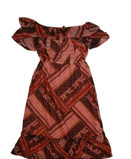 Krásné růžové vzdušné šaty River Island 
