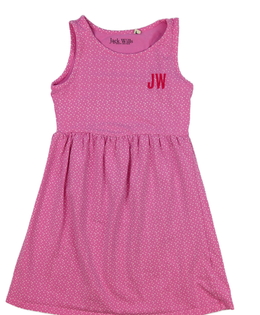 Růžové puntíkaté šaty Jack Wills 