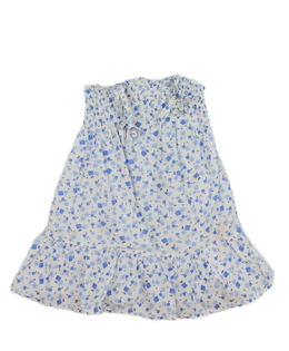 Bílé květinové vzdušné šaty Primark 