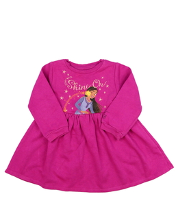 Růžové mikinové šaty WISH Disney 