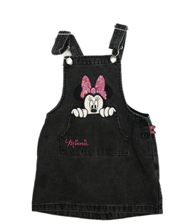 Šedé riflové šaty Minnie Disney Primark 