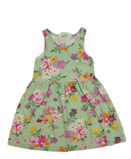Zelené květinové šaty H&M