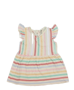 Pastelově pruhované šaty H&M