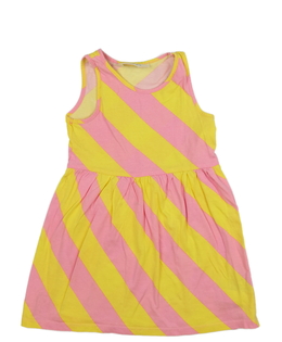 Žluto-růžové pruhované šaty H&M