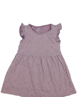 Fialové vzorované šaty H&M