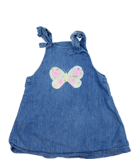 Modré šaty s motýlkem Mothercare