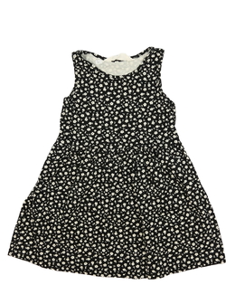 Černé květinové šaty H&M