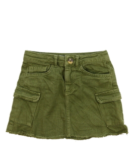 Khaki rifová sukně Zara