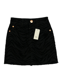 Nová černá vzorovaná riflová sukně River Island 