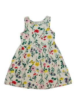 Bílé květinové šaty H&M