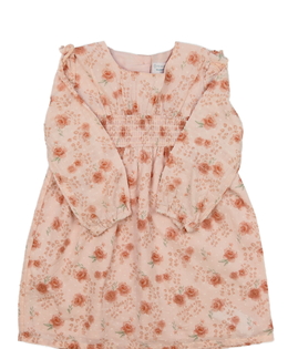 Růžové květinové společenské šaty Primark 