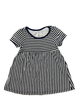 Tmavo-bílé pruhované šaty H&M